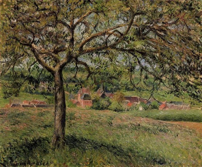 Camille Pissarro Peinture à l'huile - Pommier à Eragny 1884