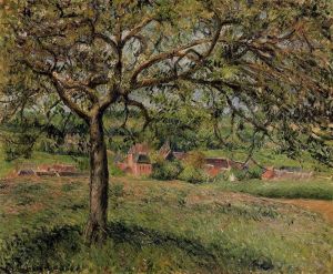 Camille Pissarro œuvres - Pommier à Eragny 1884