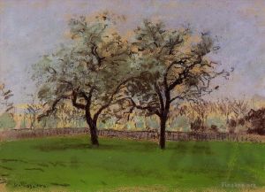 Camille Pissarro œuvres - Pommiers à pontoise