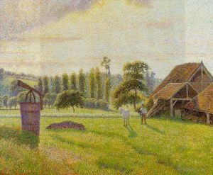Camille Pissarro œuvres - Briqueterie d'Eragny 1888
