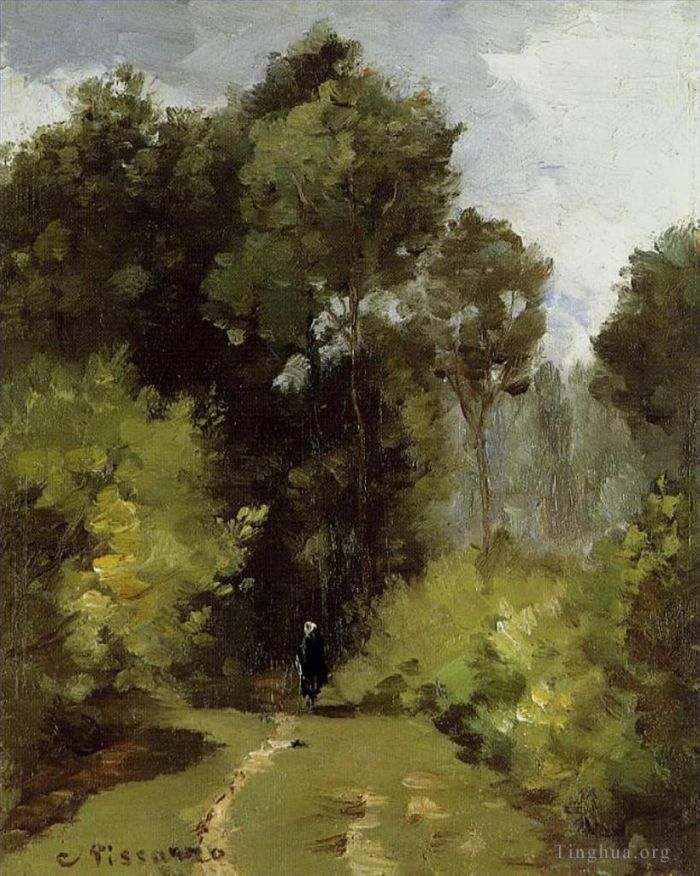 Camille Pissarro Peinture à l'huile - Dans les bois 1864