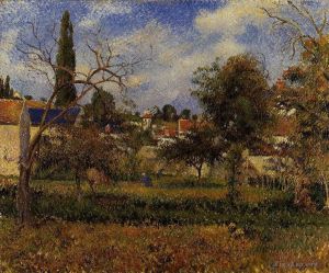 Camille Pissarro œuvres - Potagers pontoises 1881