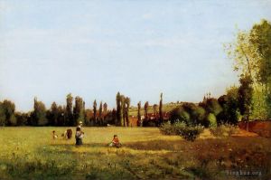 Camille Pissarro œuvres - La varenne de st hilaire 1863