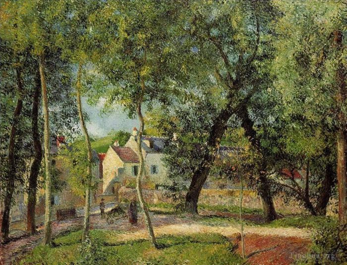 Camille Pissarro Peinture à l'huile - Paysage à Osny près de l'arrosage 1883