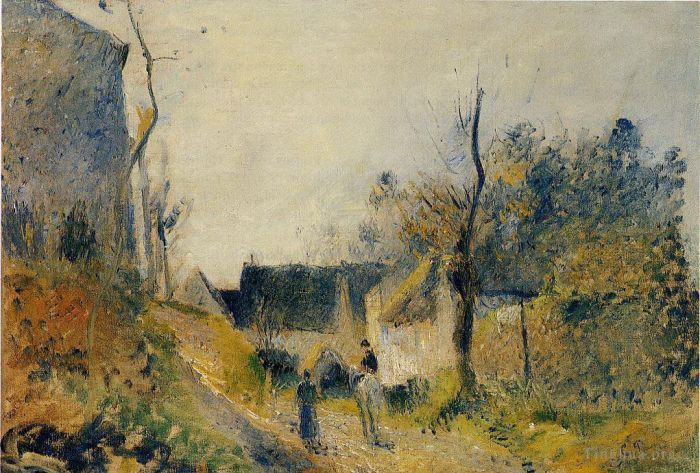 Camille Pissarro Peinture à l'huile - Paysage à Valhermeil 1878
