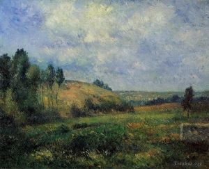 Camille Pissarro œuvres - Paysage près de pontoise 1880