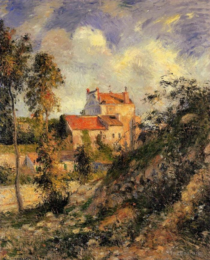 Camille Pissarro Peinture à l'huile - Les Mathurins Pontoise 1877