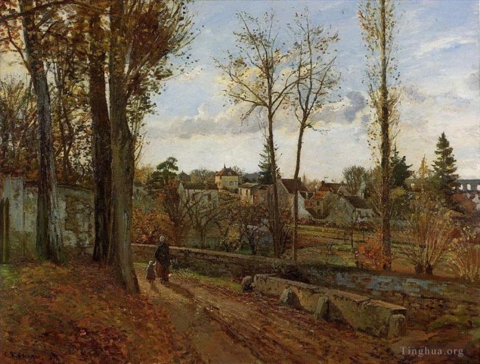 Camille Pissarro Peinture à l'huile - Louveciennes 1871