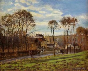 Camille Pissarro œuvres - Pontoise les Mathurins 1873