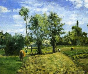 Camille Pissarro œuvres - Matin de printemps pontoise 1874