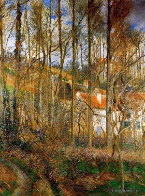 Camille Pissarro œuvres - La cote des boeurs à l'ermitage près de pontoise 1877
