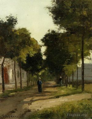 Camille Pissarro œuvres - La route 1