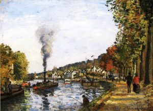 Camille Pissarro œuvres - La senne à marly 1871