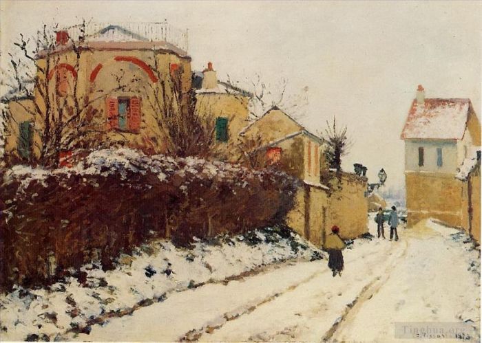 Camille Pissarro Peinture à l'huile - La rue de la citadelle pontoise 1873