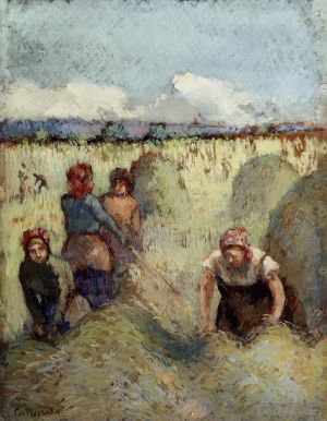Camille Pissarro œuvres - Fenaison