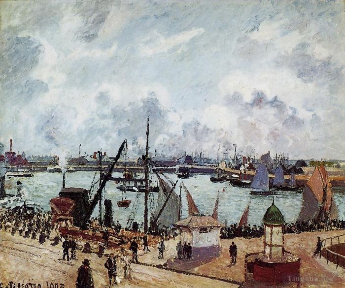 Camille Pissarro Types de peintures - Avant-port du havre 1903