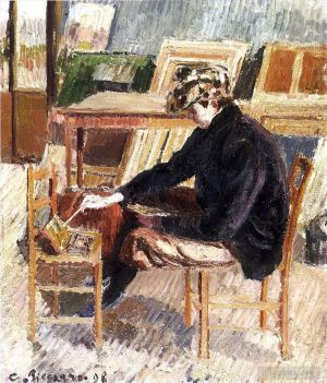Camille Pissarro œuvres - Étude Paul 1898
