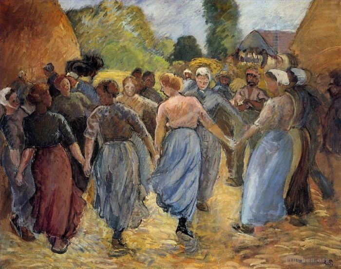 Camille Pissarro Types de peintures - La ronde 1892