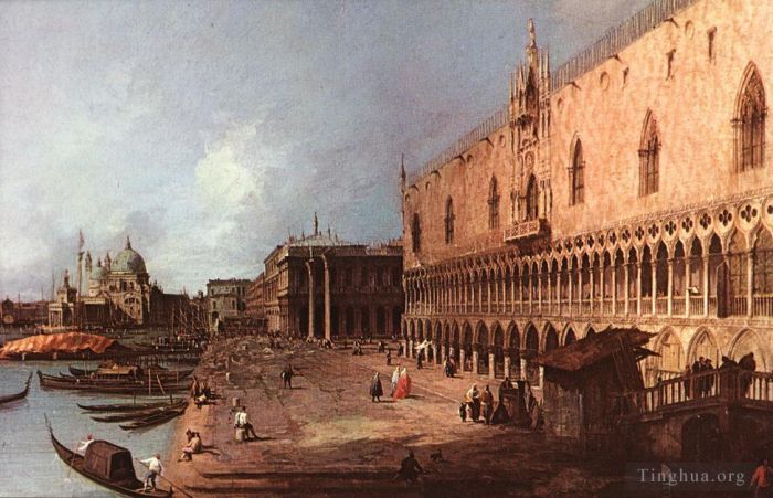 Canaletto Peinture à l'huile - Palais des Doges