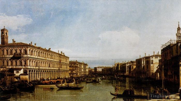 Canaletto Peinture à l'huile - Grand Canal