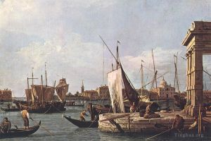 Canaletto œuvres - La Punta della Dogana Custom Point