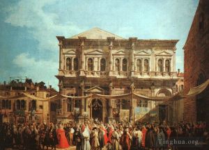 Canaletto œuvres - La fête de la St Roch