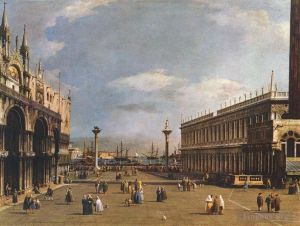 Canaletto œuvres - La Piazzetta