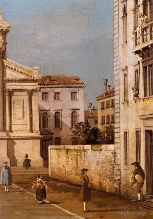 Canaletto œuvres - Église et campo de San Francesco della vigna
