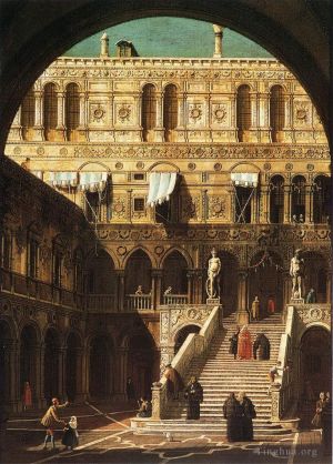 Canaletto œuvres - Escala des géants 1765