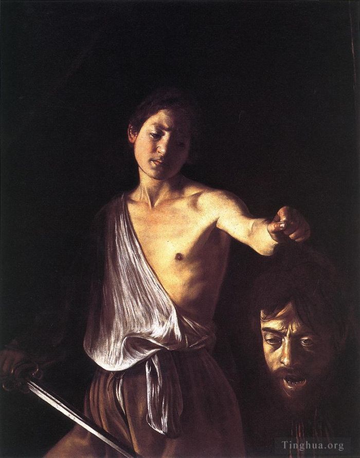Caravaggio Peinture à l'huile - David