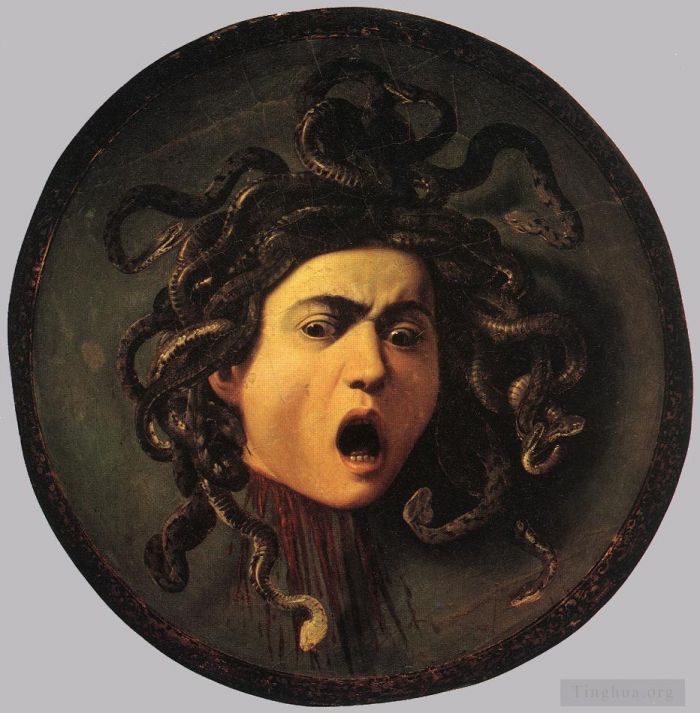 Caravaggio Peinture à l'huile - Méduse
