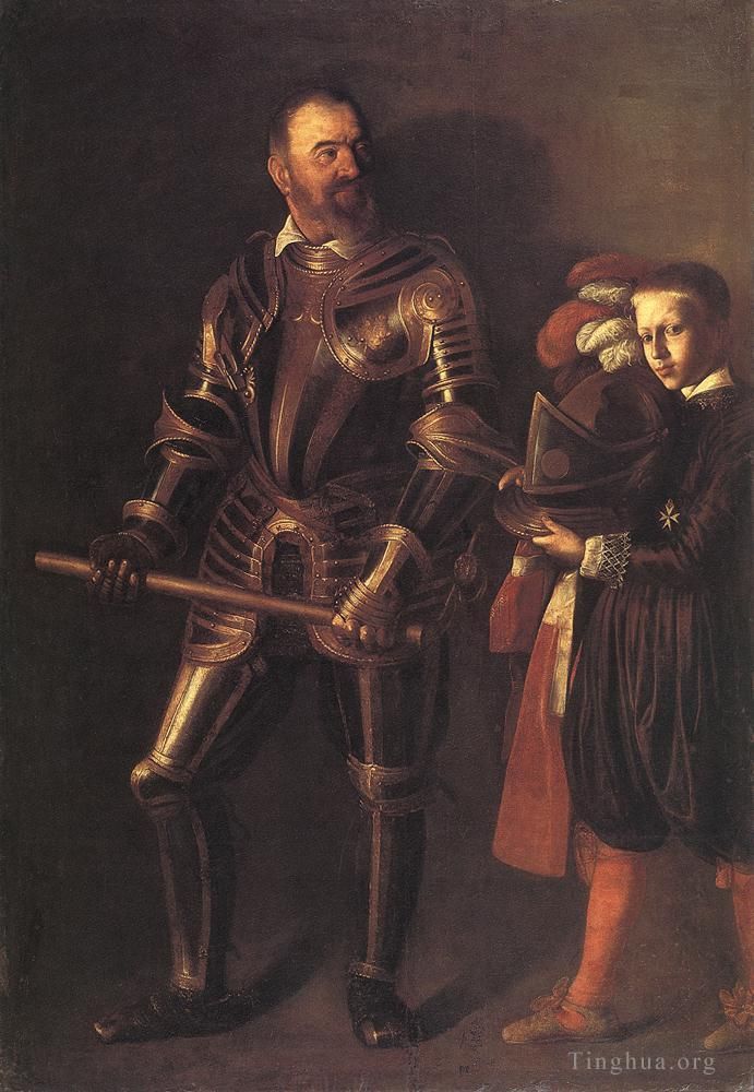 Caravaggio Peinture à l'huile - Portrait d'Alof de Wignacourt1