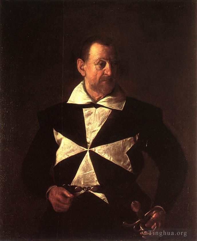 Caravaggio Peinture à l'huile - Portrait d'Alof de Wignacourt2