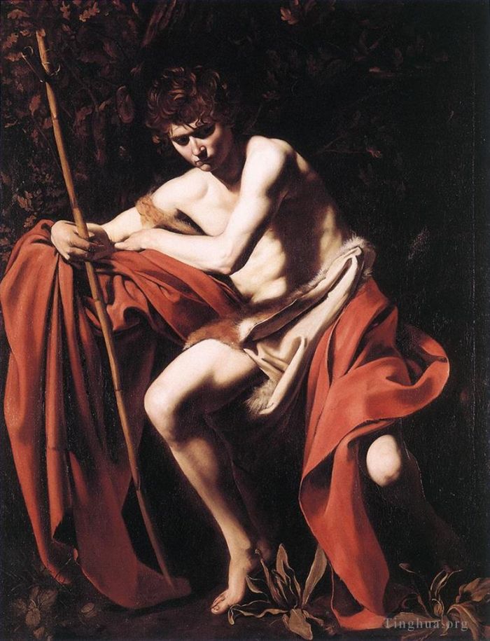 Caravaggio Peinture à l'huile - Saint Jean-Baptiste2