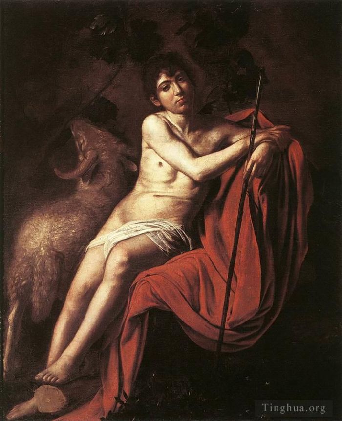 Caravaggio Peinture à l'huile - Saint Jean-Baptiste3
