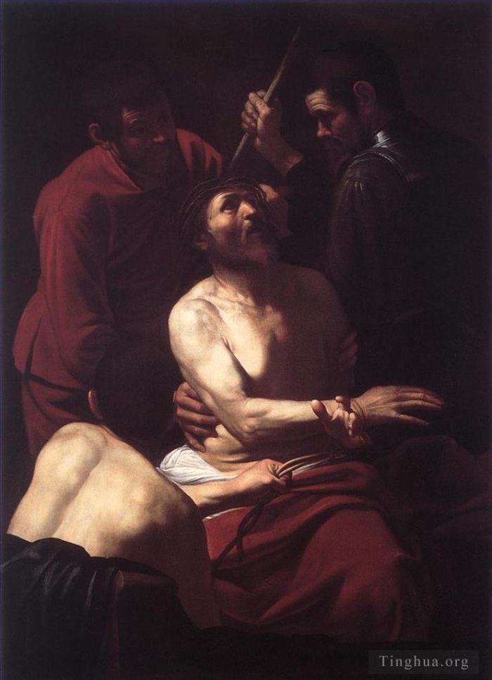 Caravaggio Peinture à l'huile - Le couronnement d'épines2