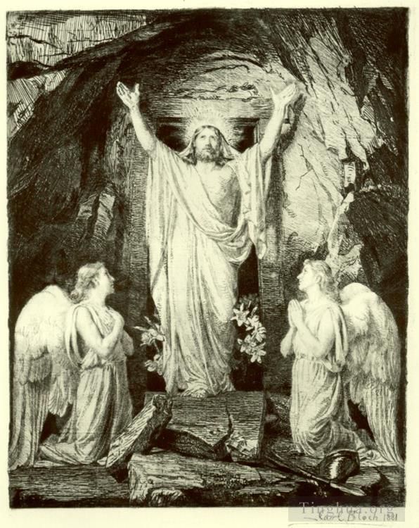 Carl Heinrich Bloch Types de peintures - Résurrection du Christ