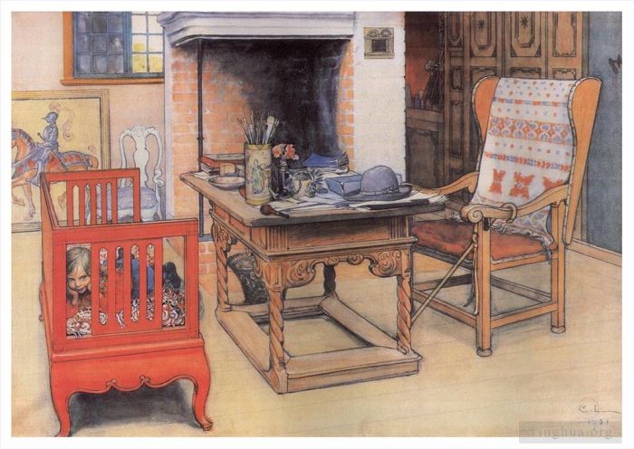 Carl Larsson Types de peintures - Jetez un coup d'oeil à 1901