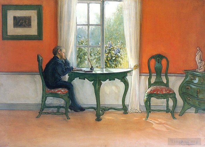 Carl Larsson Types de peintures - Lecture obligatoire 1900