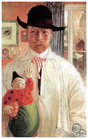Carl Larsson œuvres - Reconnaissance de soi 1906