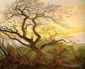 Caspar David Friedrich œuvres - L'arbre aux corbeaux