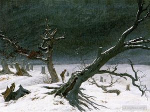 Caspar David Friedrich œuvres - Paysage d'hiver 1812