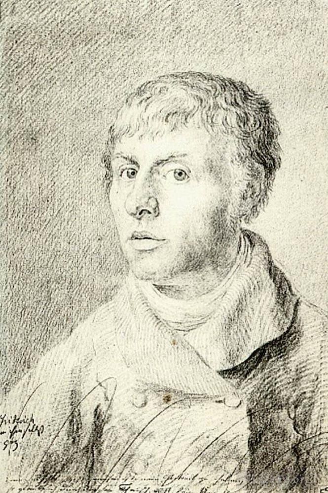 Caspar David Friedrich Types de peintures - Autoportrait 1800