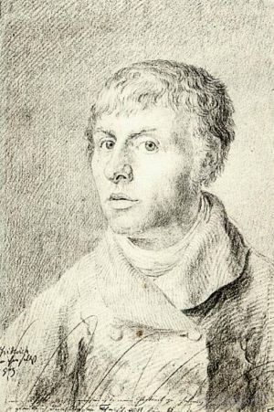 Caspar David Friedrich œuvres - Autoportrait 1800