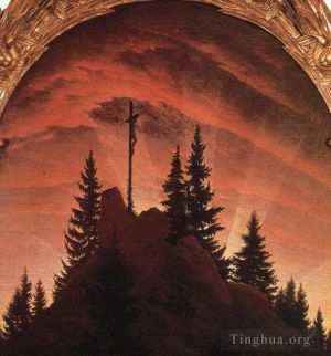 Caspar David Friedrich œuvres - La croix dans les montagnes