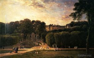 Charles-François Daubigny œuvres - François Le Parc à St Cloud