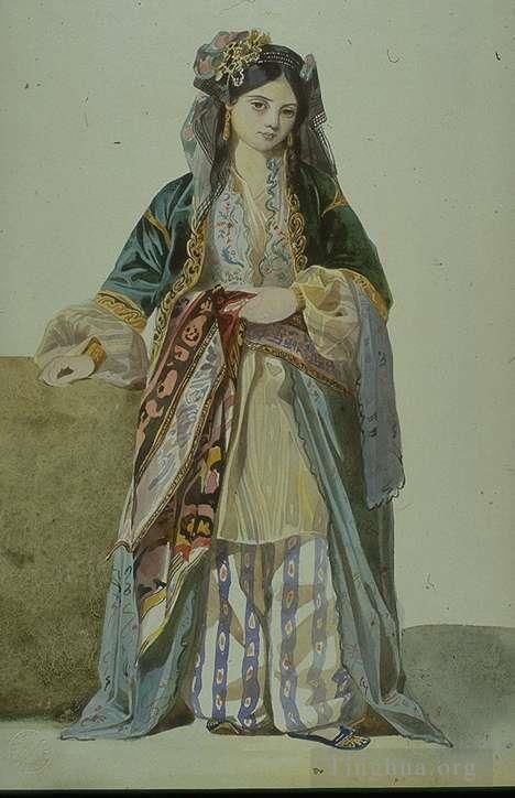 Charles Gleyre Types de peintures - Femme turque Annetta Smyrna