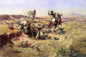 Charles Marion Russell œuvres - La corde cassée