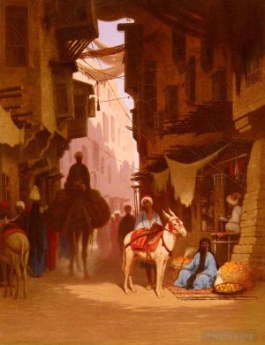 Charles-Théodore Frère œuvres - Le souk