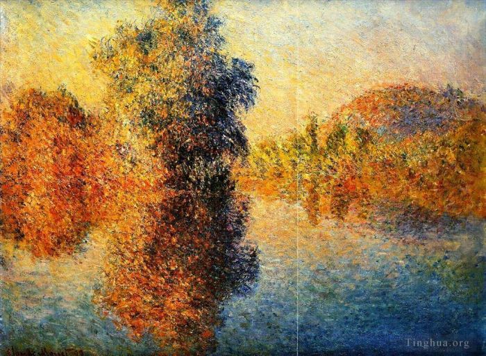 Claude Monet Peinture à l'huile - 4 Matinée sur la Seine